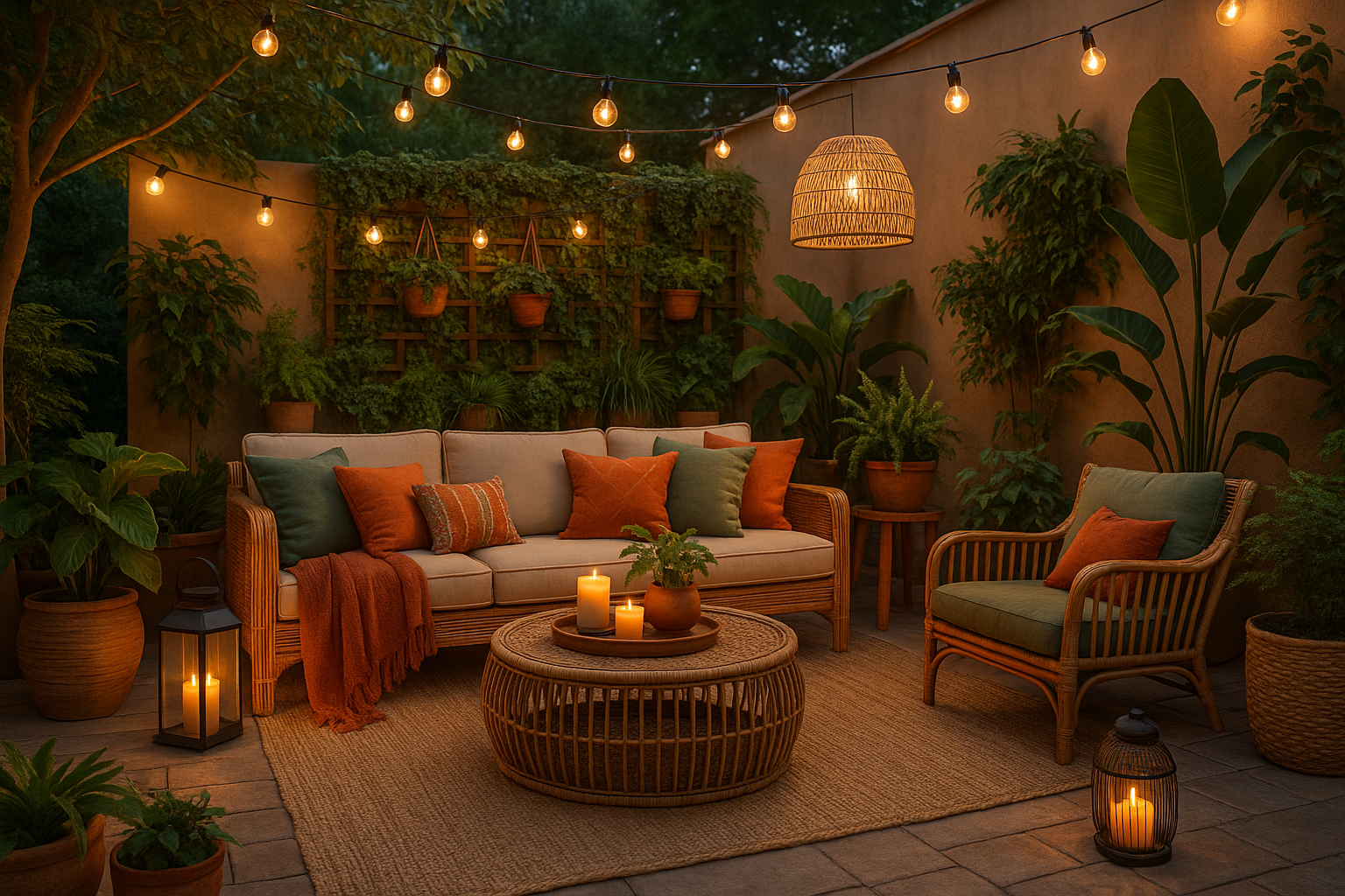 Outdoor Décor Trends in 2025: Cozy, Colorful, and Relaxing