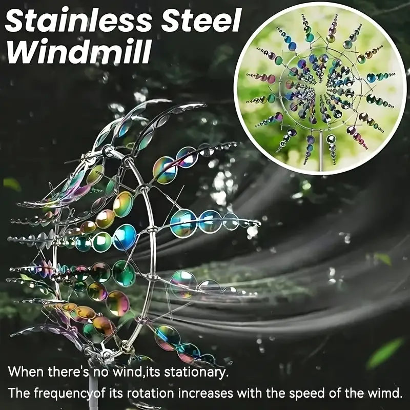 🔥 70% OFF - Beautiful 96 inch Summer Multi Colored Flowers Wind Spinner